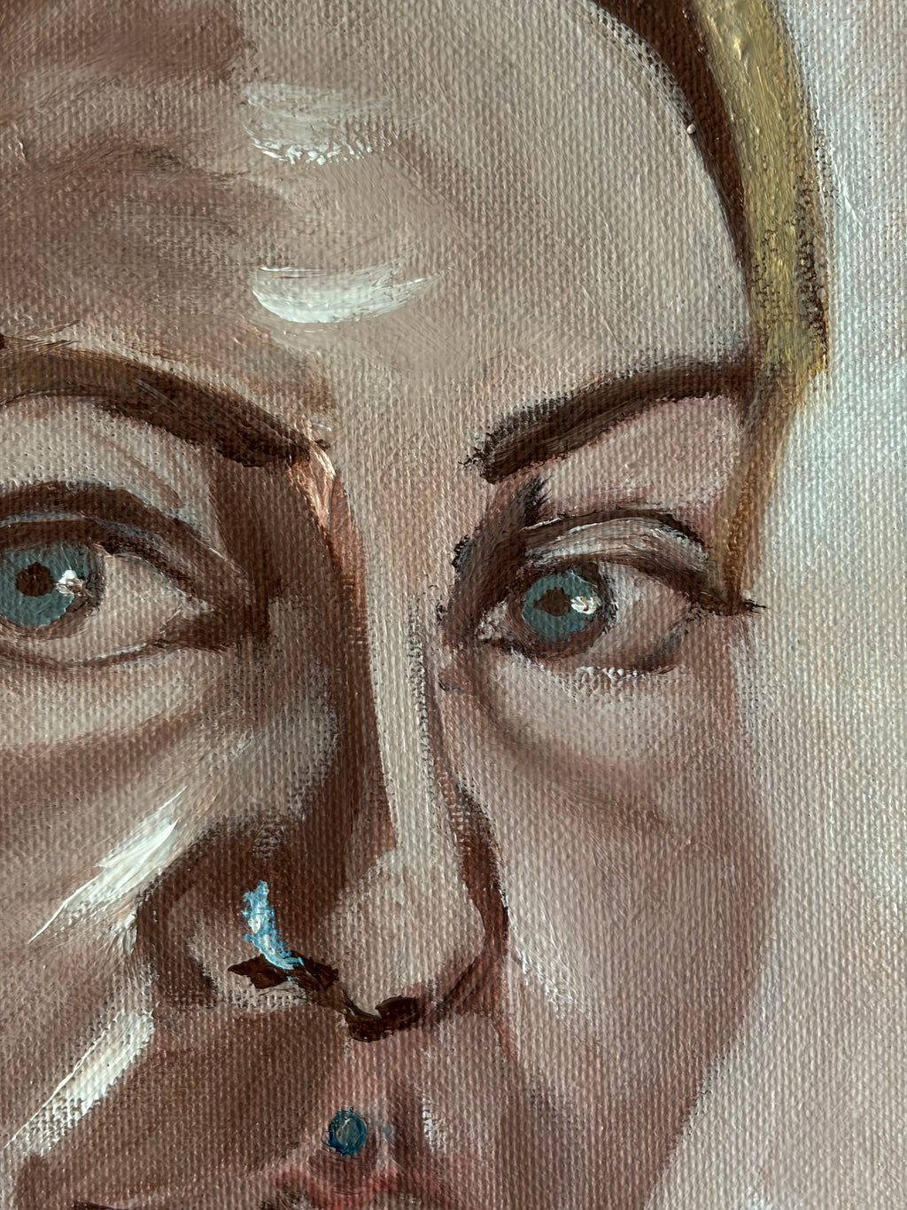 Entre luces y sombras, autoretato